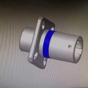 西鈦珂插齒插槽動力刀座加工案例：接頭加工